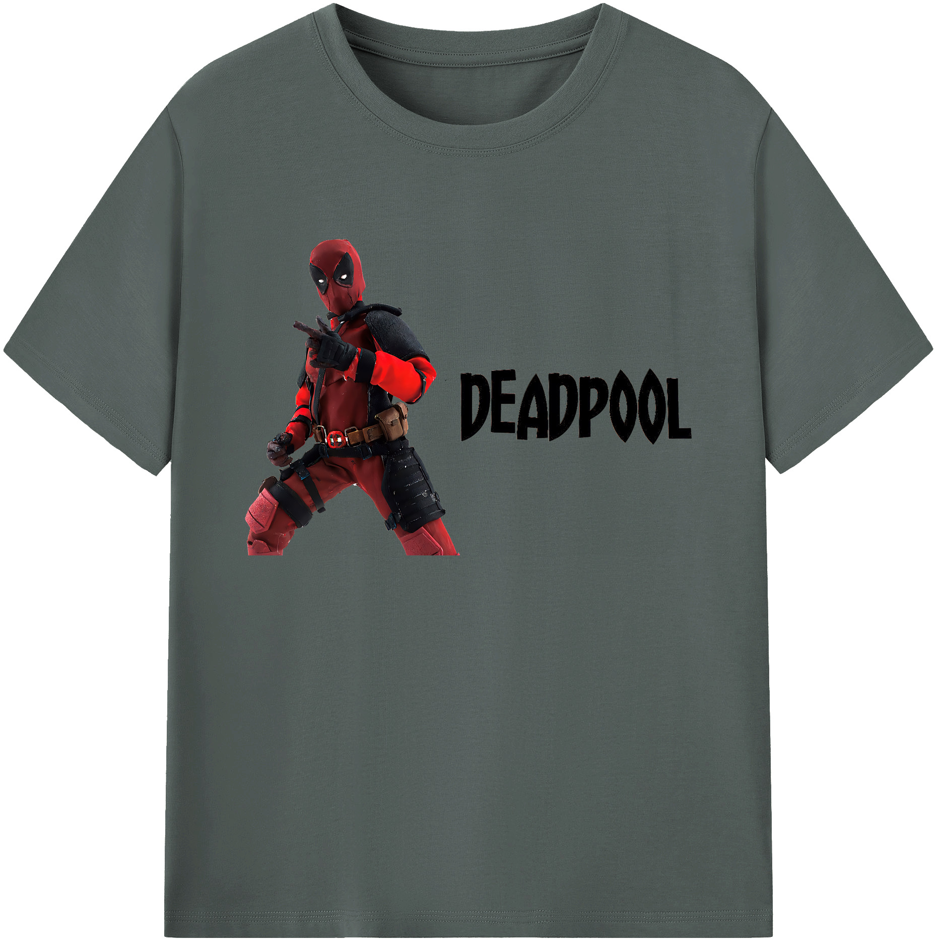 （画像用） Deadpool デッドプール 綿100％ メンズ半袖Tシャツ｜肌触りやわらか＆通気性